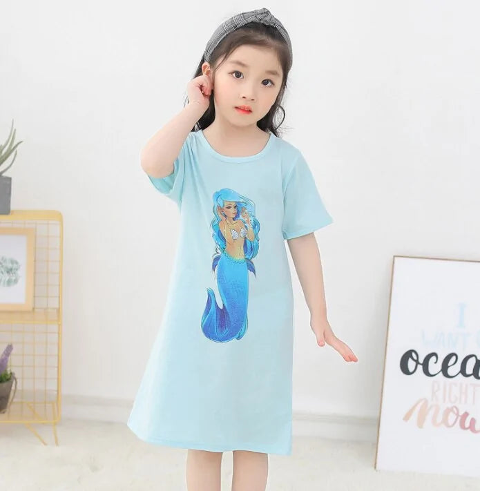 Summer Girls Nightgown Pajamas