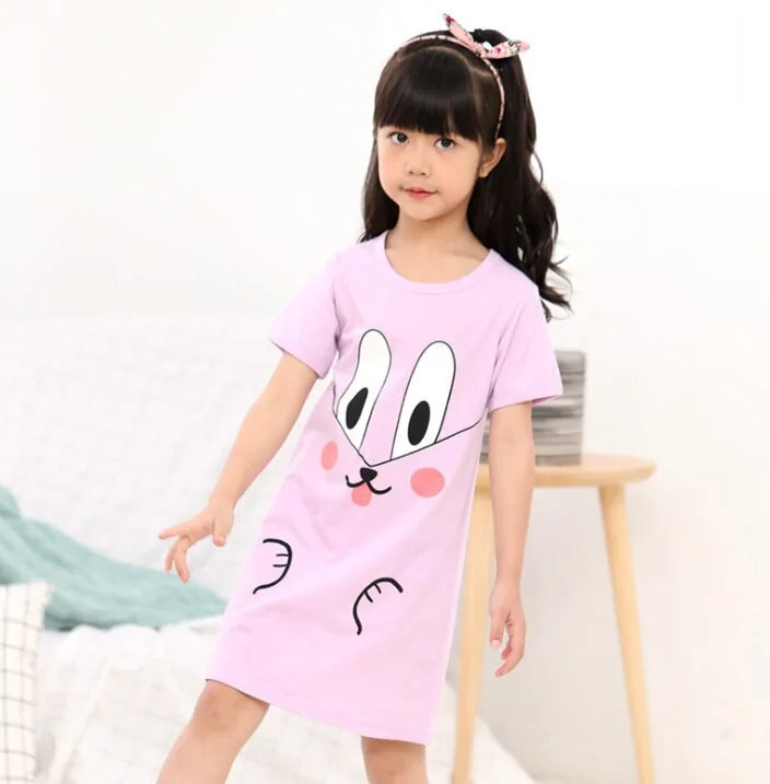 Summer Girls Nightgown Pajamas