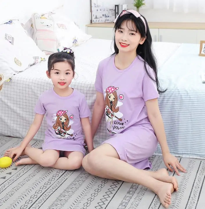 Summer Girls Nightgown Pajamas