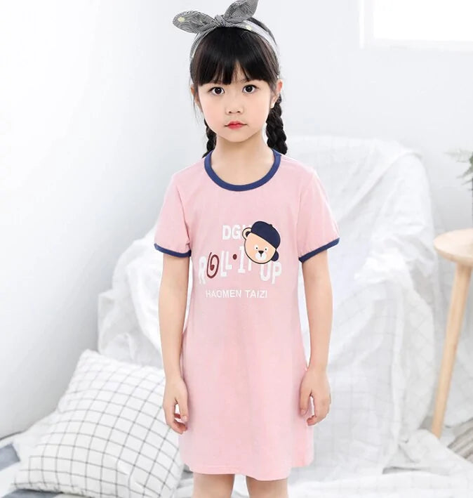 Summer Girls Nightgown Pajamas