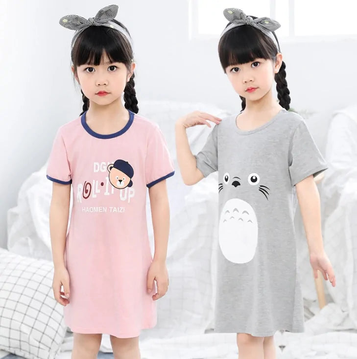 Summer Girls Nightgown Pajamas
