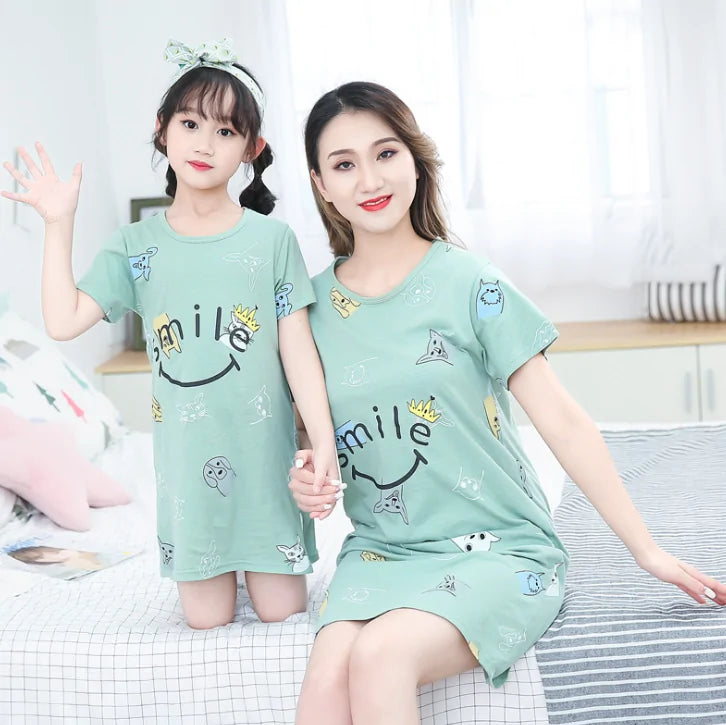 Summer Girls Nightgown Pajamas