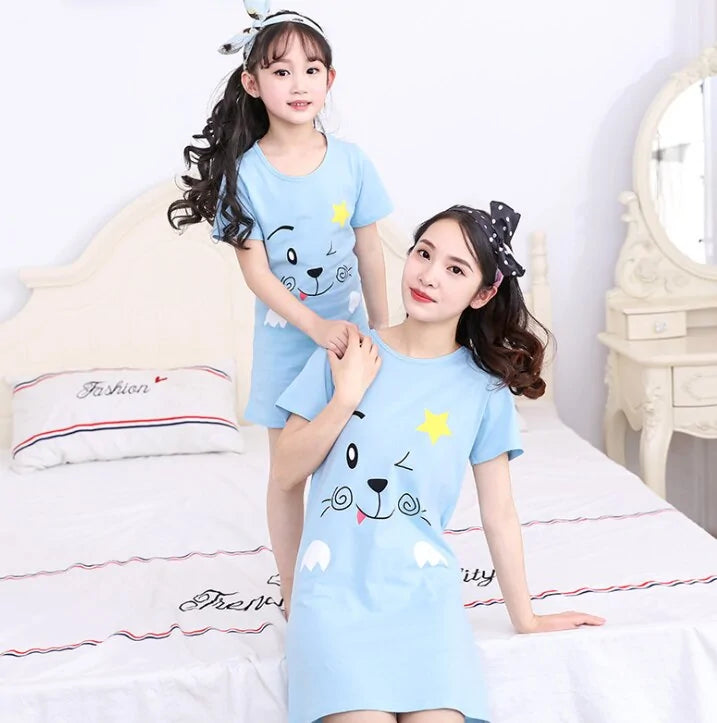 Summer Girls Nightgown Pajamas