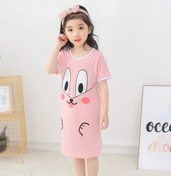 Summer Girls Nightgown Pajamas
