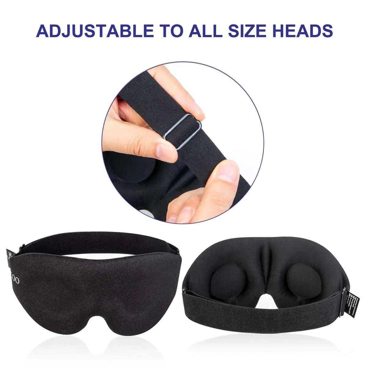 3D Contoured Eye Mask for Sleeping